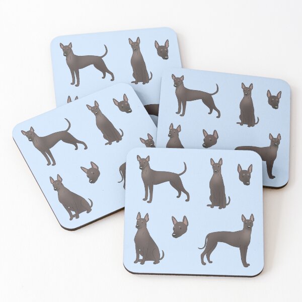 Item preview, Xoloitzcuintli cute mexican hairless dog pack designed and sold by Yaragold.