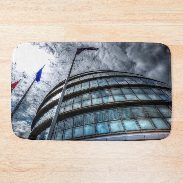 Item preview, The Greater London Mayoral Building With Foreboding Clouds designed and sold by Paul Thompson Photography.