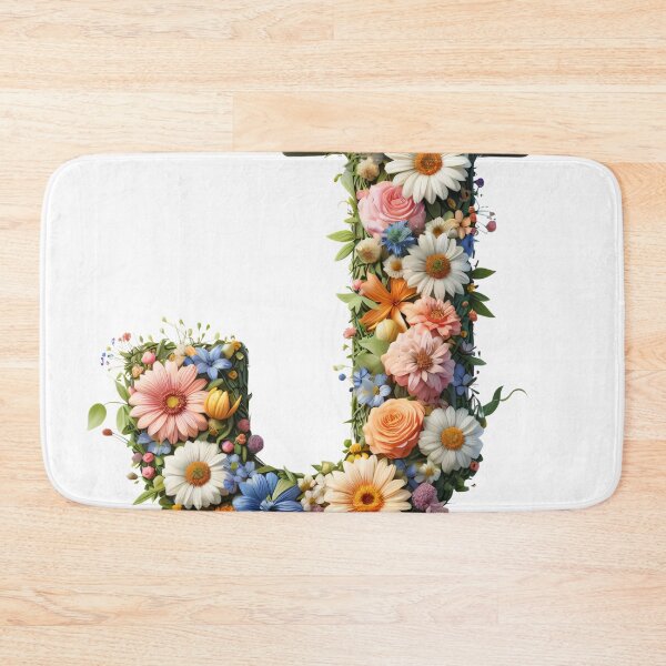 Item preview, Letter “J” containing flowers designed and sold by yeekazar.