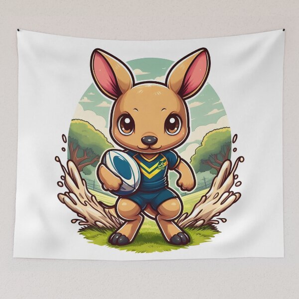Item preview, Kangaroo AFL Australian Football League For Kid designed and sold by RubisLeaf.