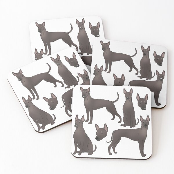 Item preview, Xoloitzcuintli cute mexican hairless dog pattern  designed and sold by Yaragold.