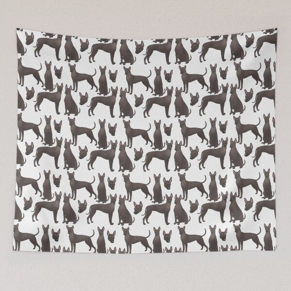 Item preview, Xoloitzcuintli cute mexican hairless dog pattern  designed and sold by Yaragold.