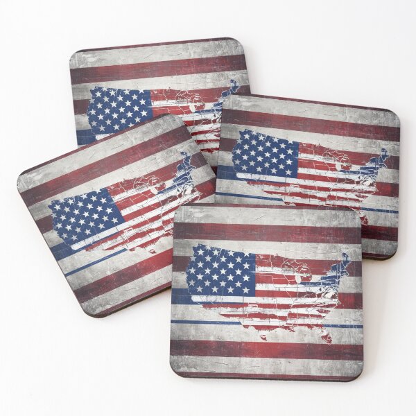Item preview, American Map Flag designed and sold by LuxProCoolShirt.
