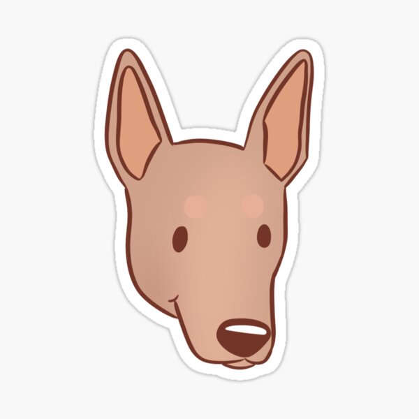 Vista previa del artículo con la obra «Linda cara de perro mexicano sin pelo xoloitzcuintli», diseñado y vendido por Yaragold.