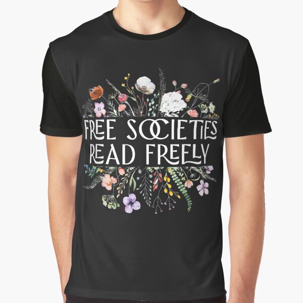 Item preview, Free Societies Read Freely Bookworm Reading Books Book Lover designed and sold by CountryVanilla.