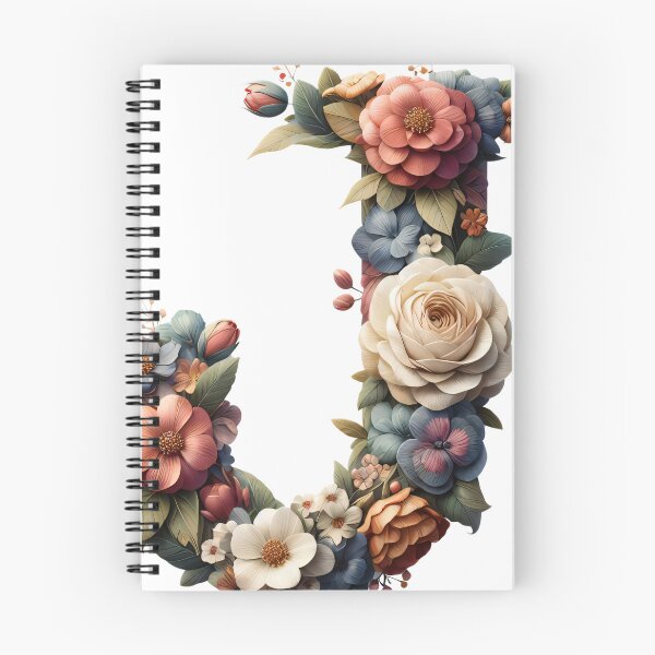 Item preview, Letter “J” containing flowers designed and sold by yeekazar.