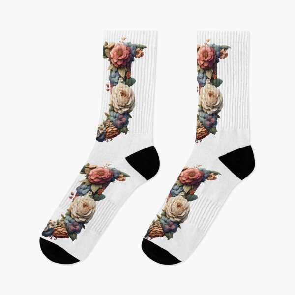 Item preview, Letter “J” containing flowers designed and sold by yeekazar.