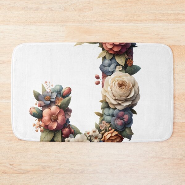 Item preview, Letter “J” containing flowers designed and sold by yeekazar.