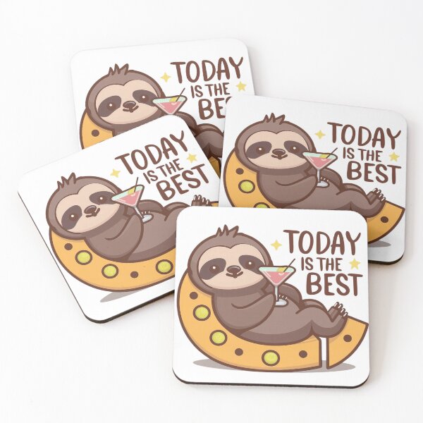 Item preview, Cute Sloth quote designed and sold by jinmommyonline.