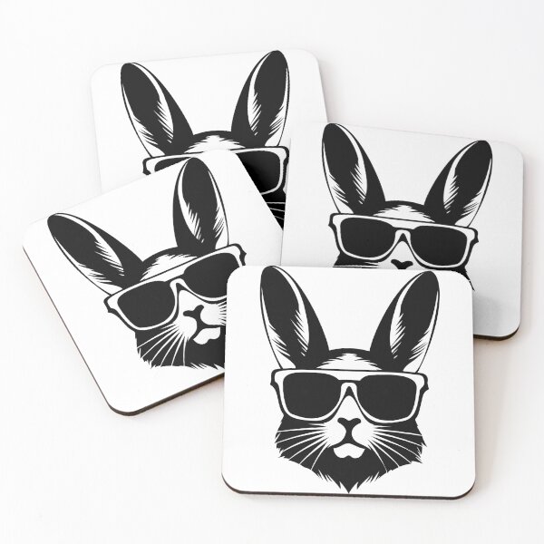 Item preview, Easter Bunny in Sunglasses designed and sold by ArtAlexDesign.