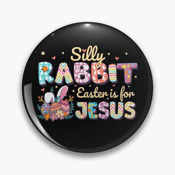 Item preview, Silly Rabbit Easter Is For Jesus Funny Happy Easter Day Bunny  designed and sold by alenaz.