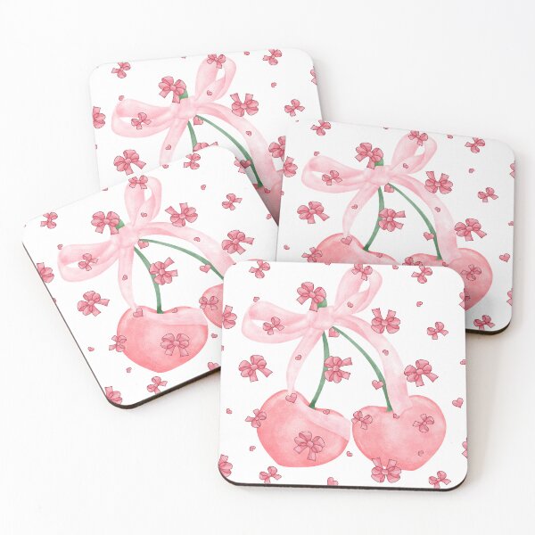 Item preview, Coquette Cherrys, Pink Bow designed and sold by Mari67-Ink.