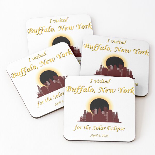 Item preview, 2024 Eclipse Souvenir - Buffalo - Red designed and sold by CeratopsArt.