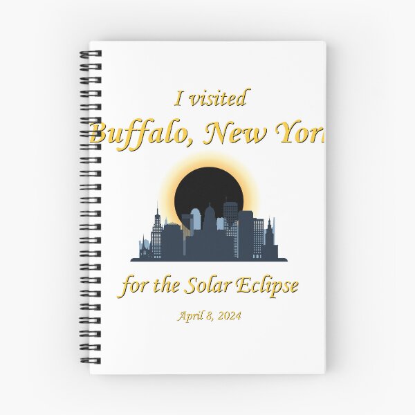 Item preview, 2024 Eclipse Souvenir - Buffalo - Blue designed and sold by CeratopsArt.