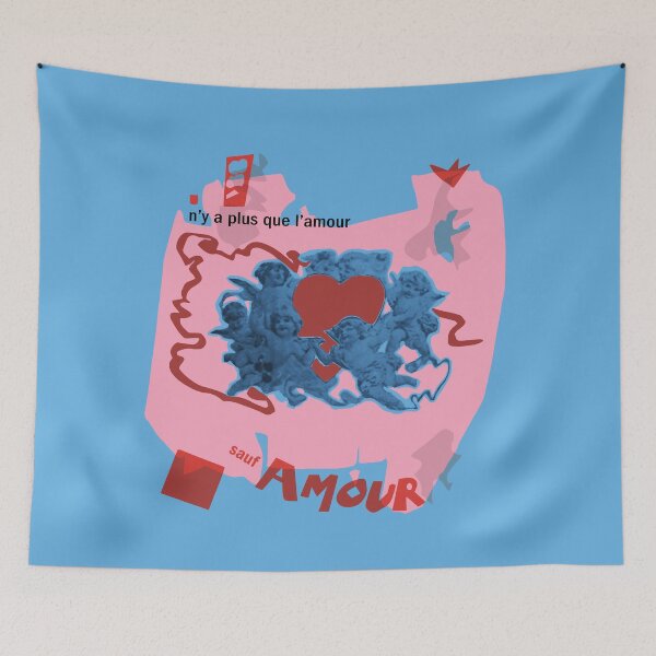 Item preview, BEAT IT 'Amour' Video T-Shirt: Sauf AMOUR Cherubs (n’y a plus que l’amour) designed and sold by SWG Mixes & Merchandise.