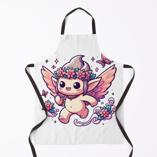 Item preview, Kawaii Dynamic Imp With Flower Necklace designed and sold by CanvasCutie.