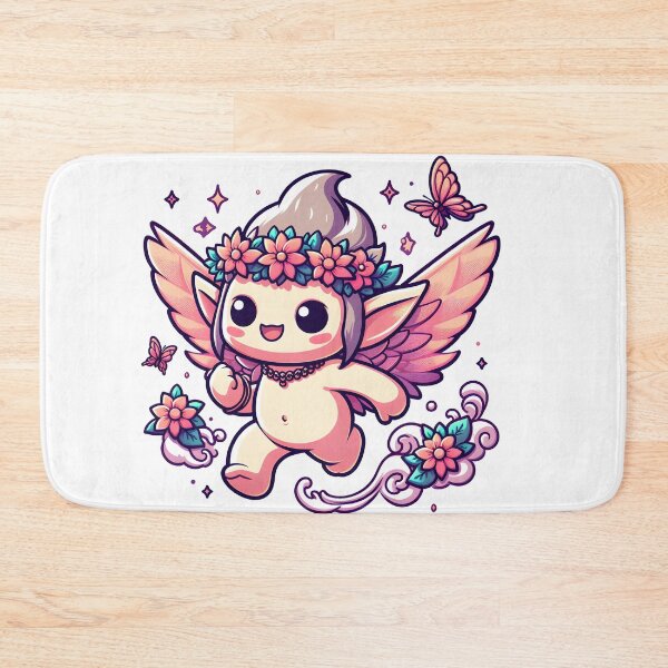 Item preview, Kawaii Dynamic Imp With Flower Necklace designed and sold by CanvasCutie.
