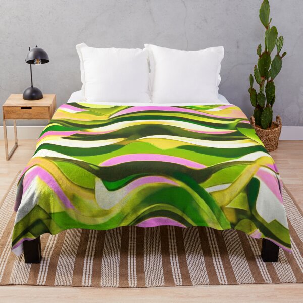 Item preview, Pink and green Modern art designed and sold by Flowersonstuff.