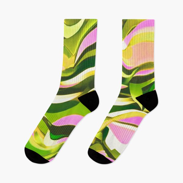 Item preview, Pink and green Modern art designed and sold by Flowersonstuff.