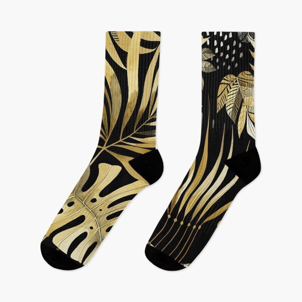 Item preview, Black and Gold Tropical Paradise designed and sold by zzz888.