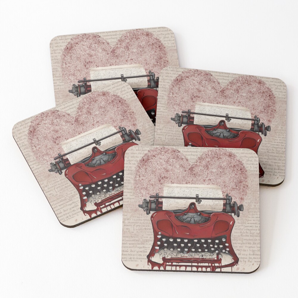 Item preview, Coasters (Set of 4) designed and sold by ASHBooksnThings.