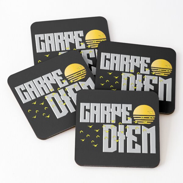 Item preview, Carpe Diem III - Seize The Day - Latin Quotes - Sunrise Inspirational Typography designed and sold by WIZECROW.