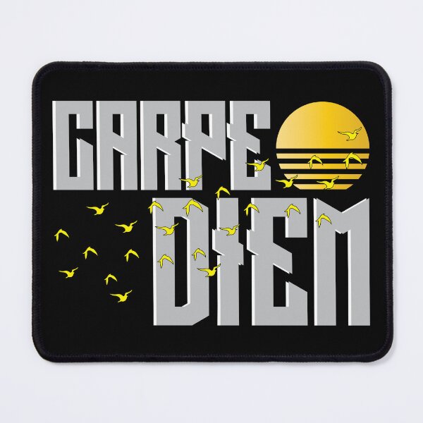 Item preview, Carpe Diem III - Seize The Day - Latin Quotes - Sunrise Inspirational Typography designed and sold by WIZECROW.