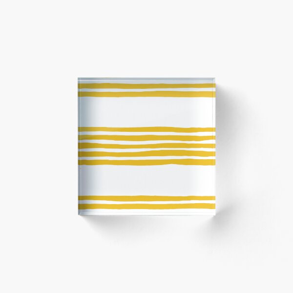 Aperçu de l'œuvre Beachy Stripes - Jaune Citron créée et vendue par Studio-Ithelda.
