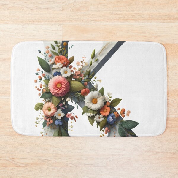 Item preview, Letter “K” containing flowers designed and sold by yeekazar.