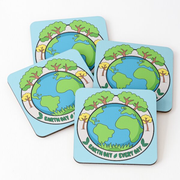 Item preview, Earth Day Every Day, celebrating earth day. designed and sold by HippoInkStudio.
