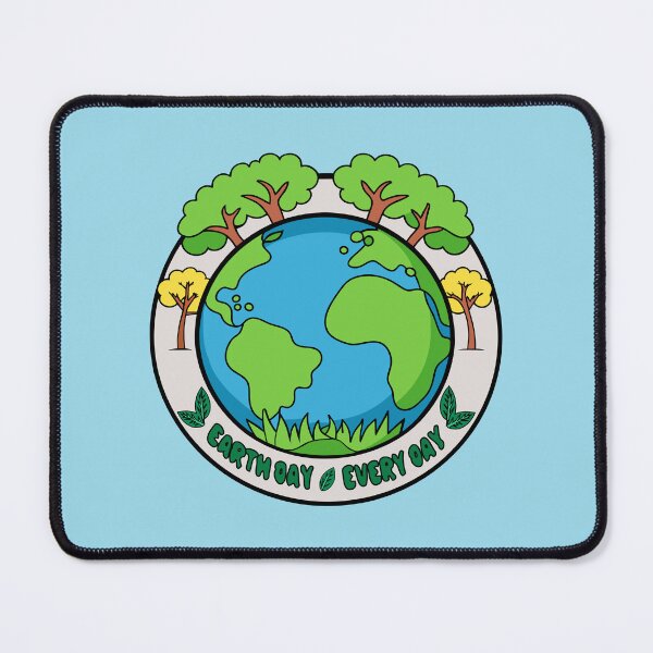 Item preview, Earth Day Every Day, celebrating earth day. designed and sold by HippoInkStudio.