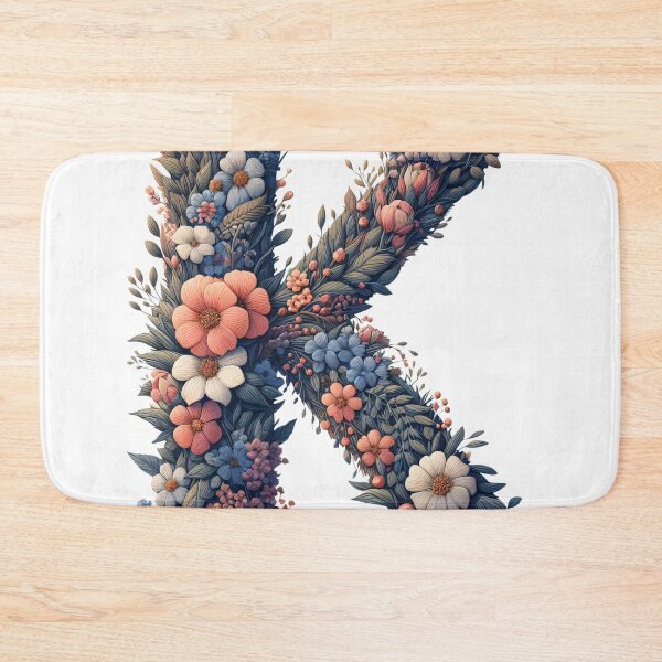 Item preview, Letter “K” containing flowers designed and sold by yeekazar.