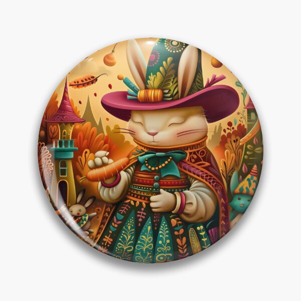 Item preview, The Carrot Conjurer: A Rabbit Wizard's Naif Enchantment designed and sold by Moisky Art.