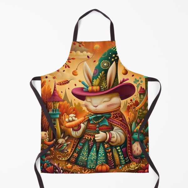 Item preview, The Carrot Conjurer: A Rabbit Wizard's Naif Enchantment designed and sold by Moisky Art.