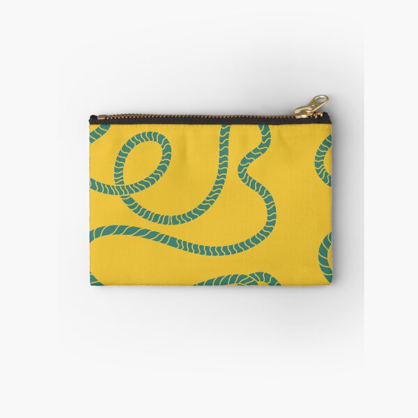 Item preview, Yellow and Teal Twisting Rope Pattern designed and sold by GraceMakes03.