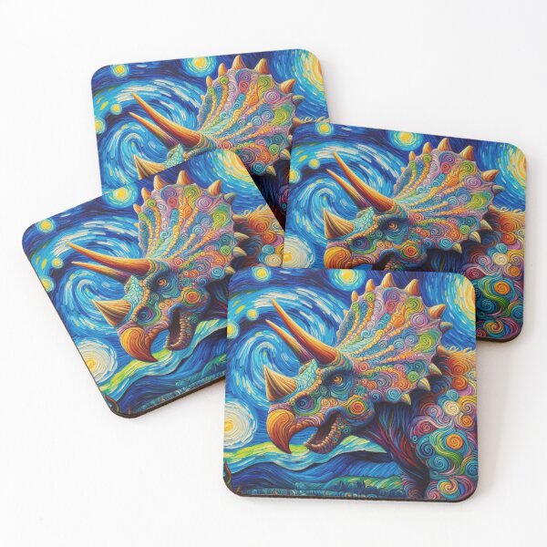 Item preview, Starry Night Ceratops designed and sold by LlamaNation.