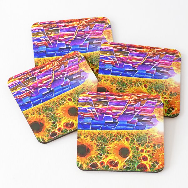 Item preview, Sunflower Field in Colors designed and sold by Daniel Janda.