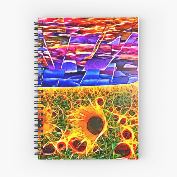 Item preview, Sunflower Field in Colors designed and sold by Daniel Janda.