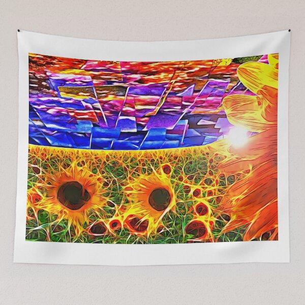 Item preview, Sunflower Field in Colors designed and sold by Daniel Janda.