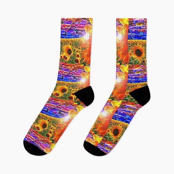 Item preview, Sunflower Field in Colors designed and sold by Daniel Janda.