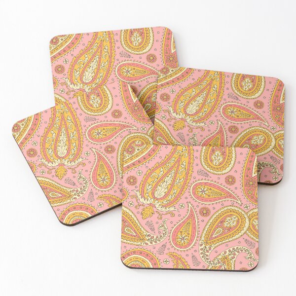 Item preview, Pink Paisley Allover Seamless Pattern designed and sold by paldronma.