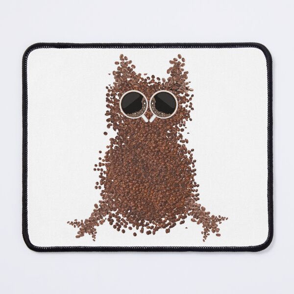 Item preview, Coffee owl designed and sold by UnCoverDesign.