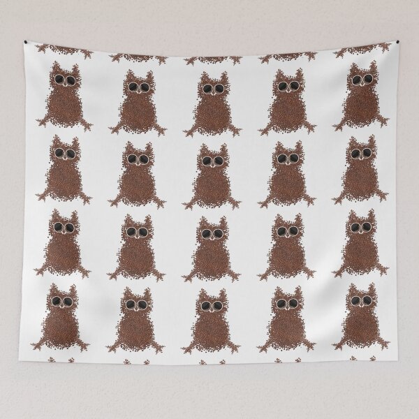 Item preview, Coffee owl designed and sold by UnCoverDesign.