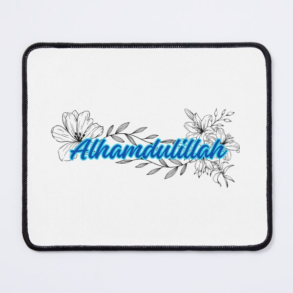 Item preview, Alhamdulillah blue designed and sold by DesignJiggy.