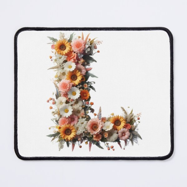 Item preview, Letter “L” containing flowers designed and sold by yeekazar.