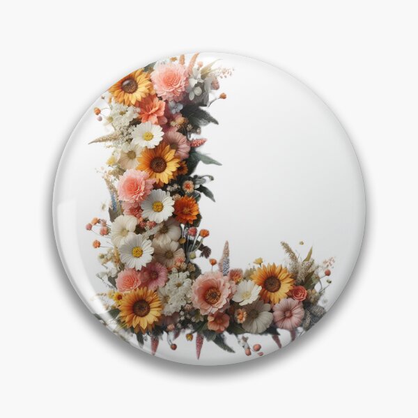 Item preview, Letter “L” containing flowers designed and sold by yeekazar.