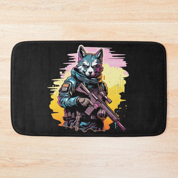Item preview, Husky Dog Soldier, cute anime design designed and sold by slemfiskz.