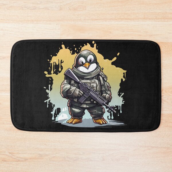 Item preview, Penguin soldier, cute anime animal design designed and sold by slemfiskz.