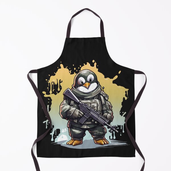 Item preview, Penguin soldier, cute anime animal design designed and sold by slemfiskz.