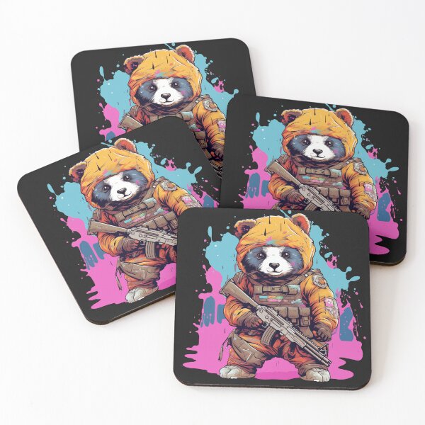 Item preview, Bear soldier, cute anime animal design designed and sold by slemfiskz.